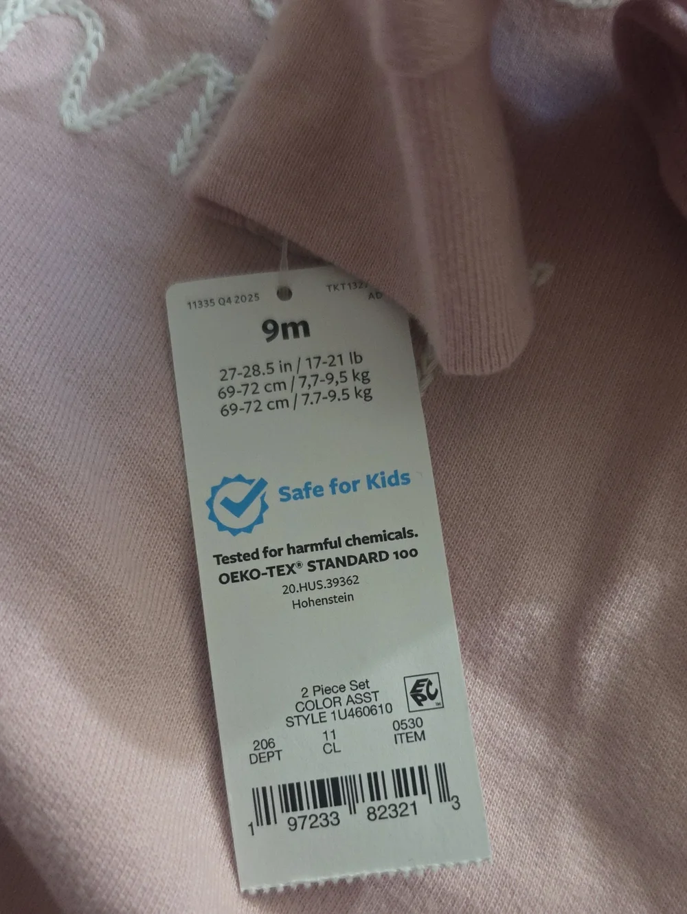 Carter's Just One You Baby Girls' 2pc Snuggle Bunny Sweatshirt and Floral Leggin